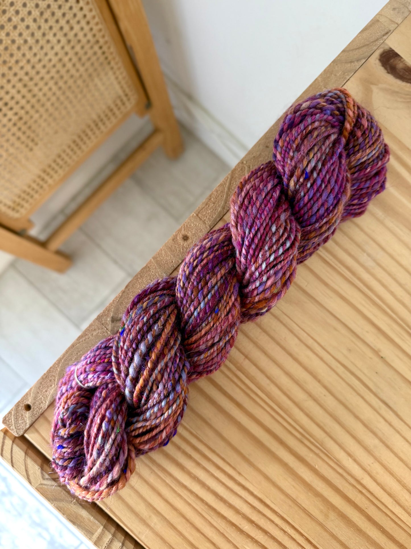 2 ply handspun yarn #3