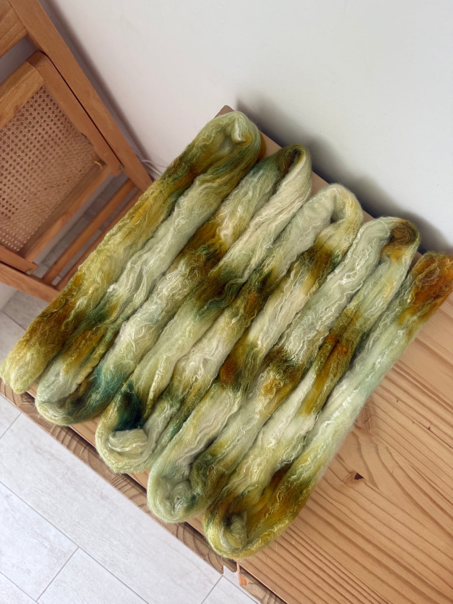 merino/silk - pistachio 4oz