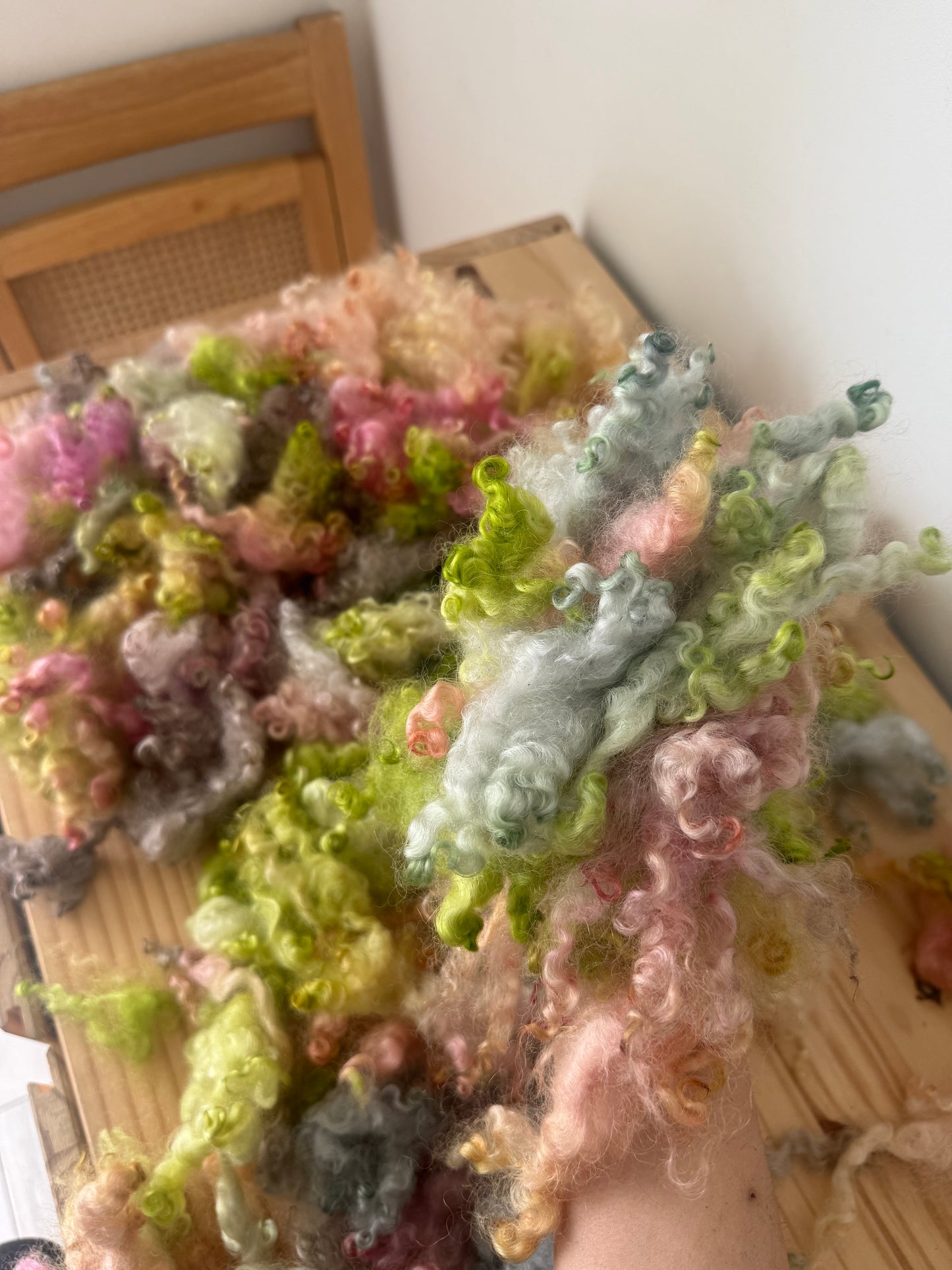 bfl x wensleydale pastel locks