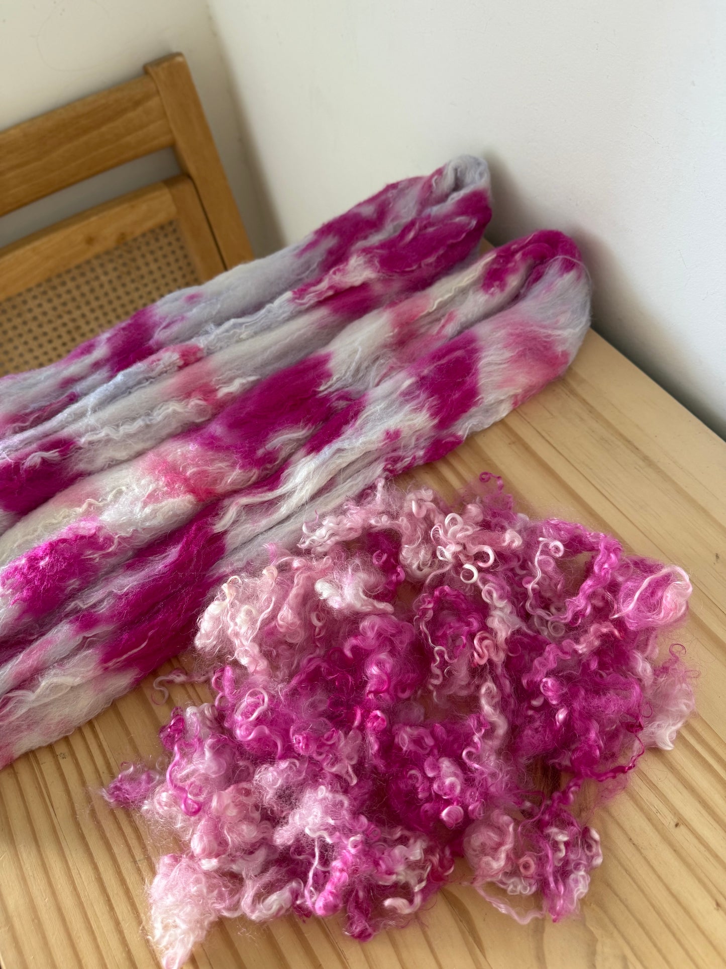 3oz hand dyed fiber packs