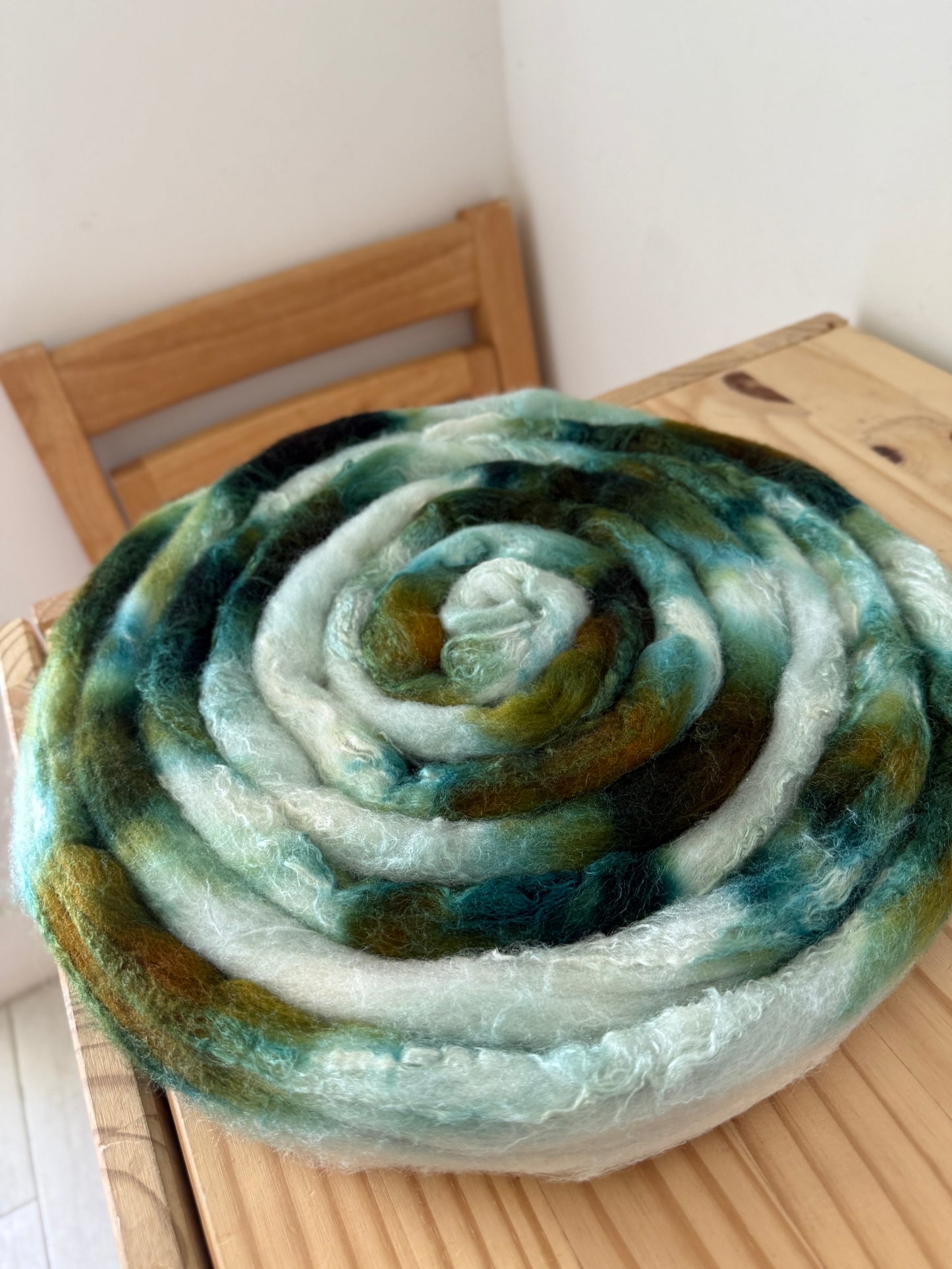 merino/silk - evergreen 4oz
