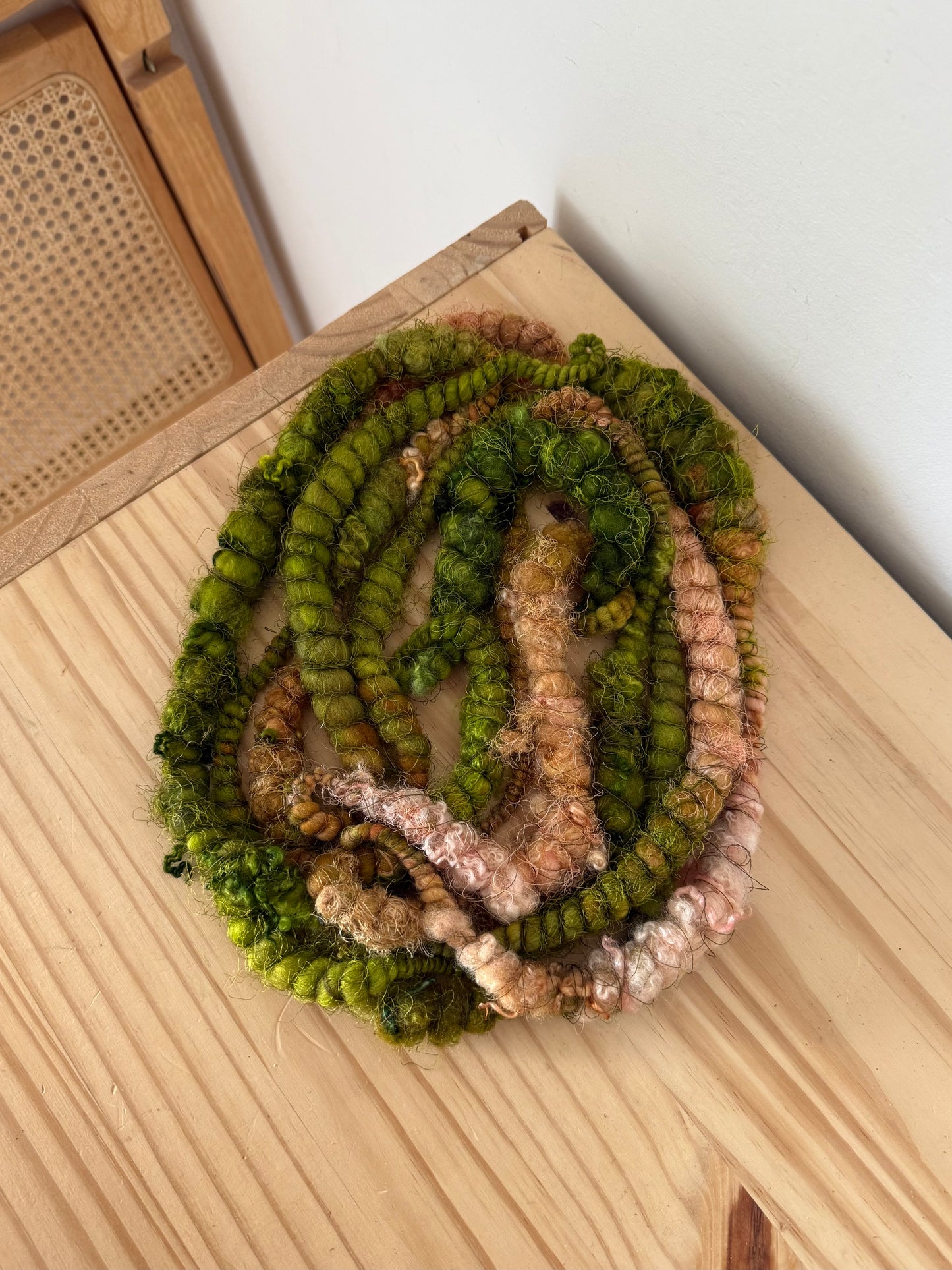 peach tree art yarn