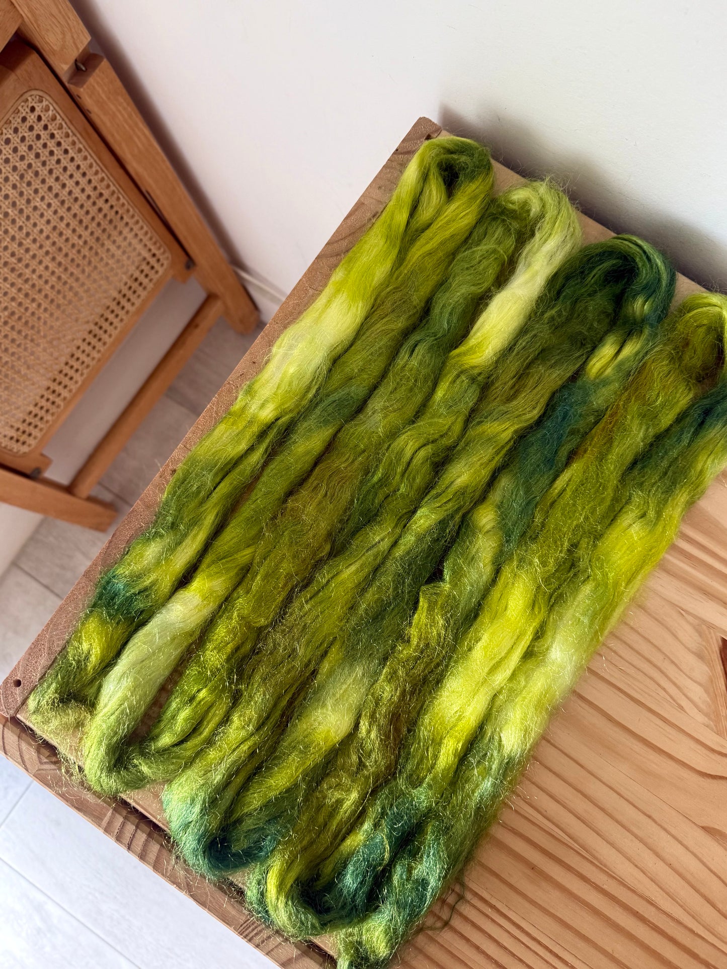 firestar sparkle nylon top - olive & pistachio