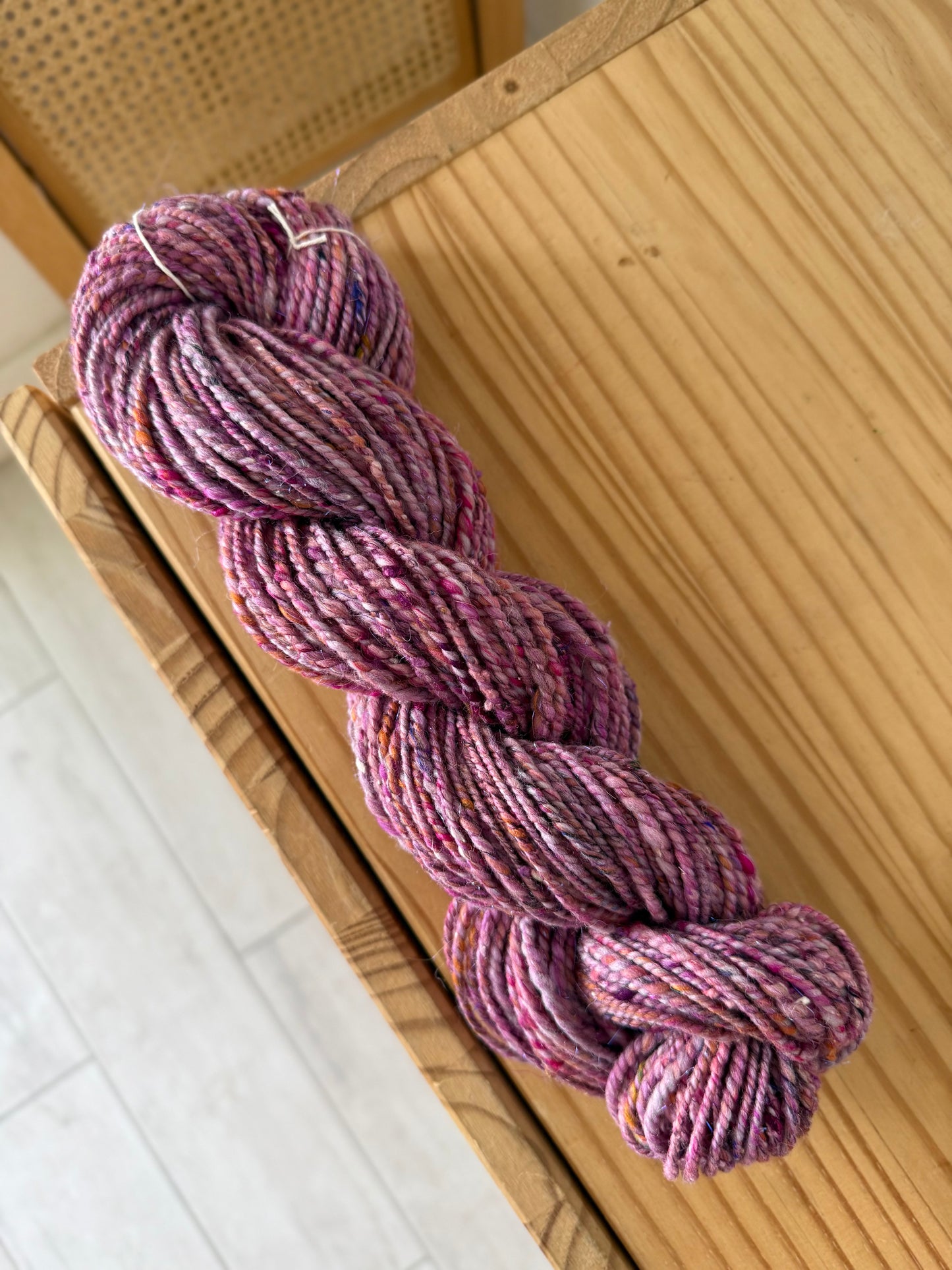 2 ply handspun yarn #6