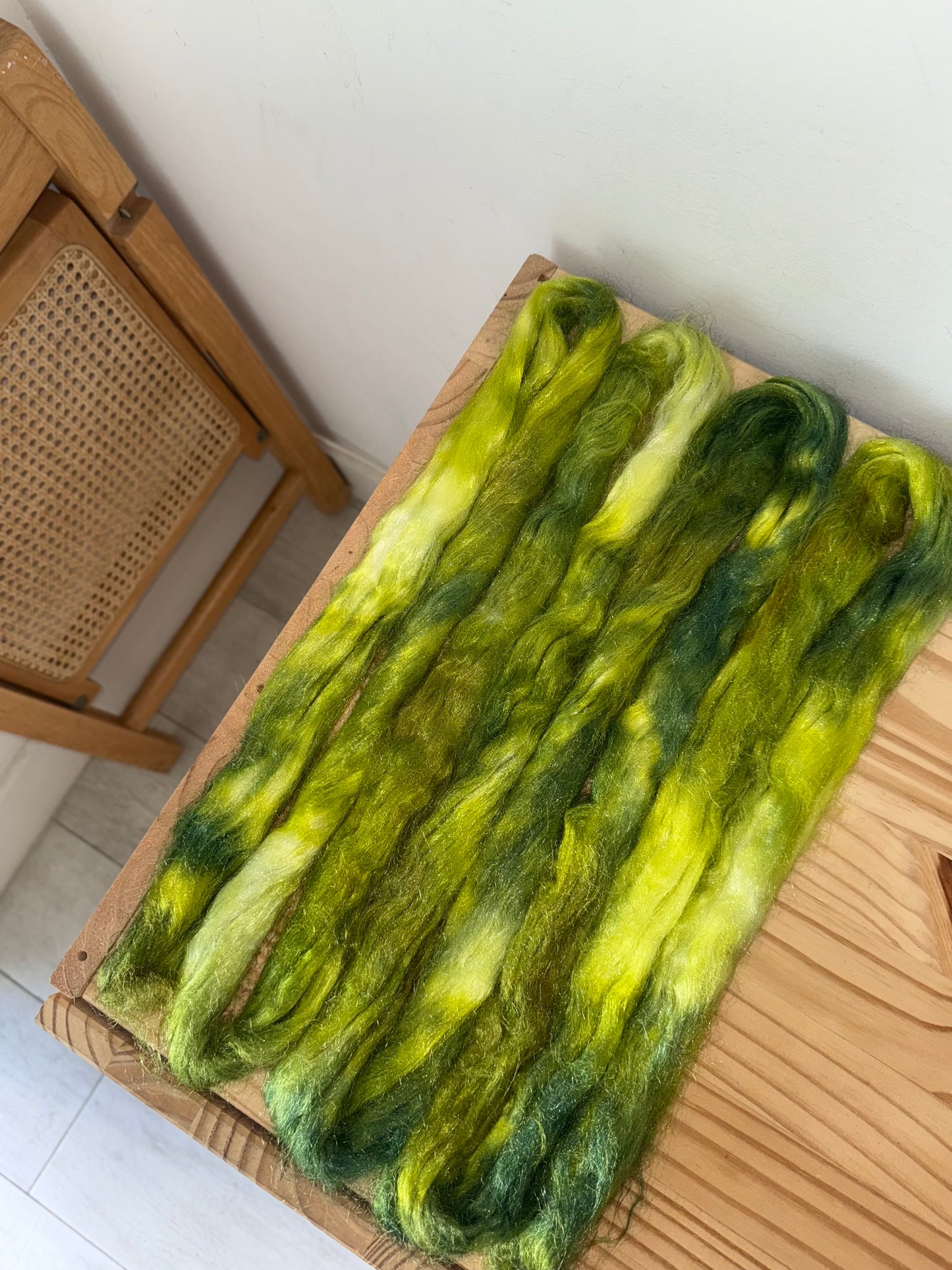firestar sparkle nylon top - olive & pistachio