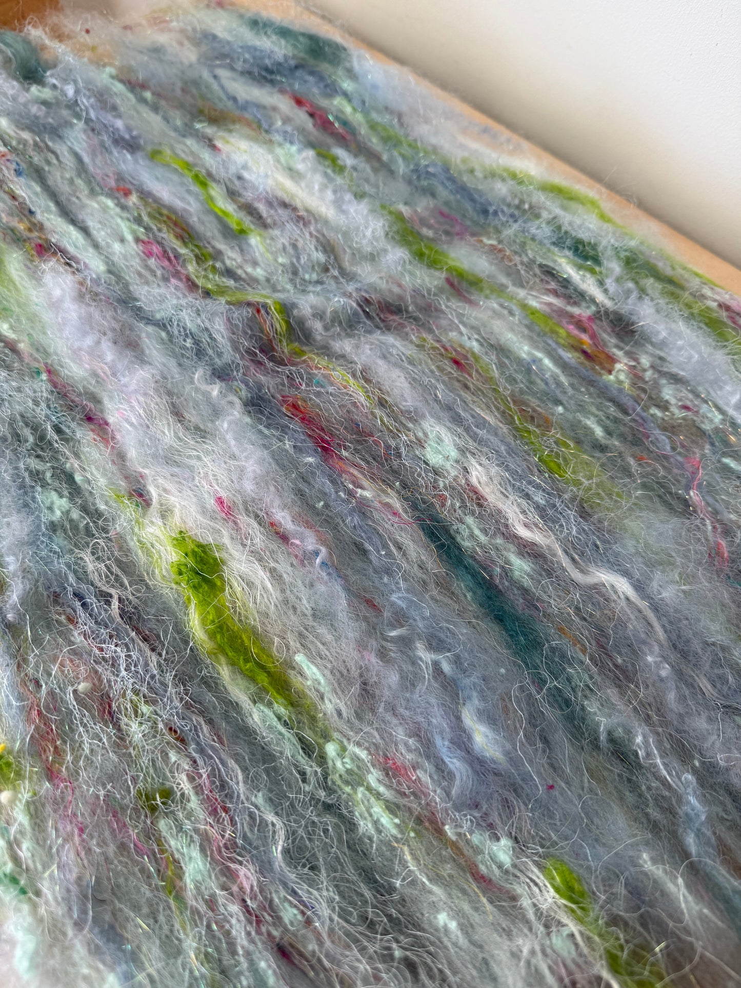 art batt - glacier with pops of color