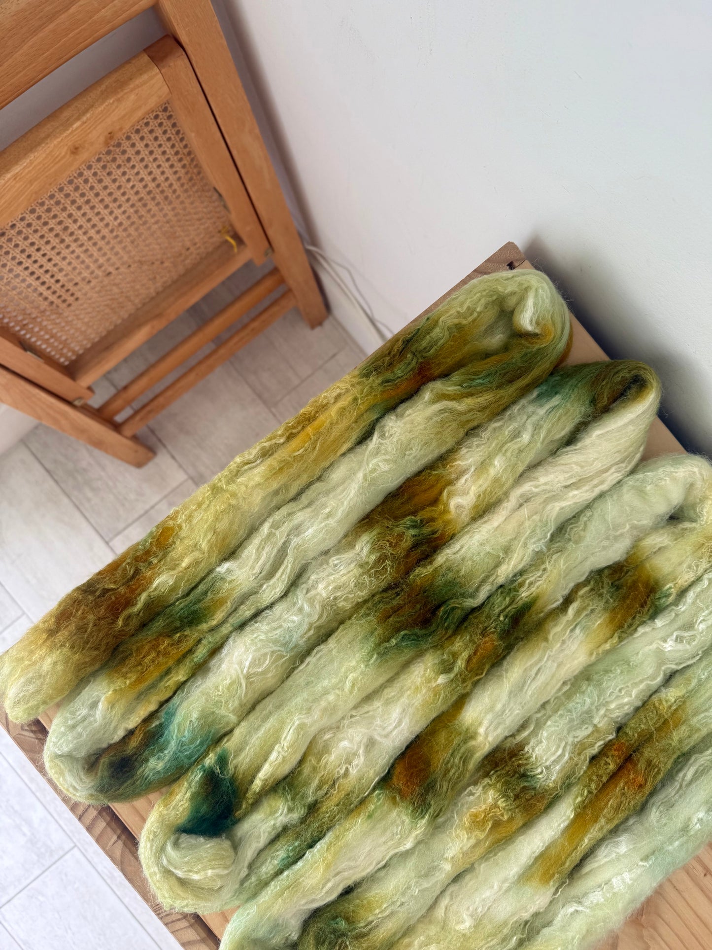 merino/silk - pistachio 4oz