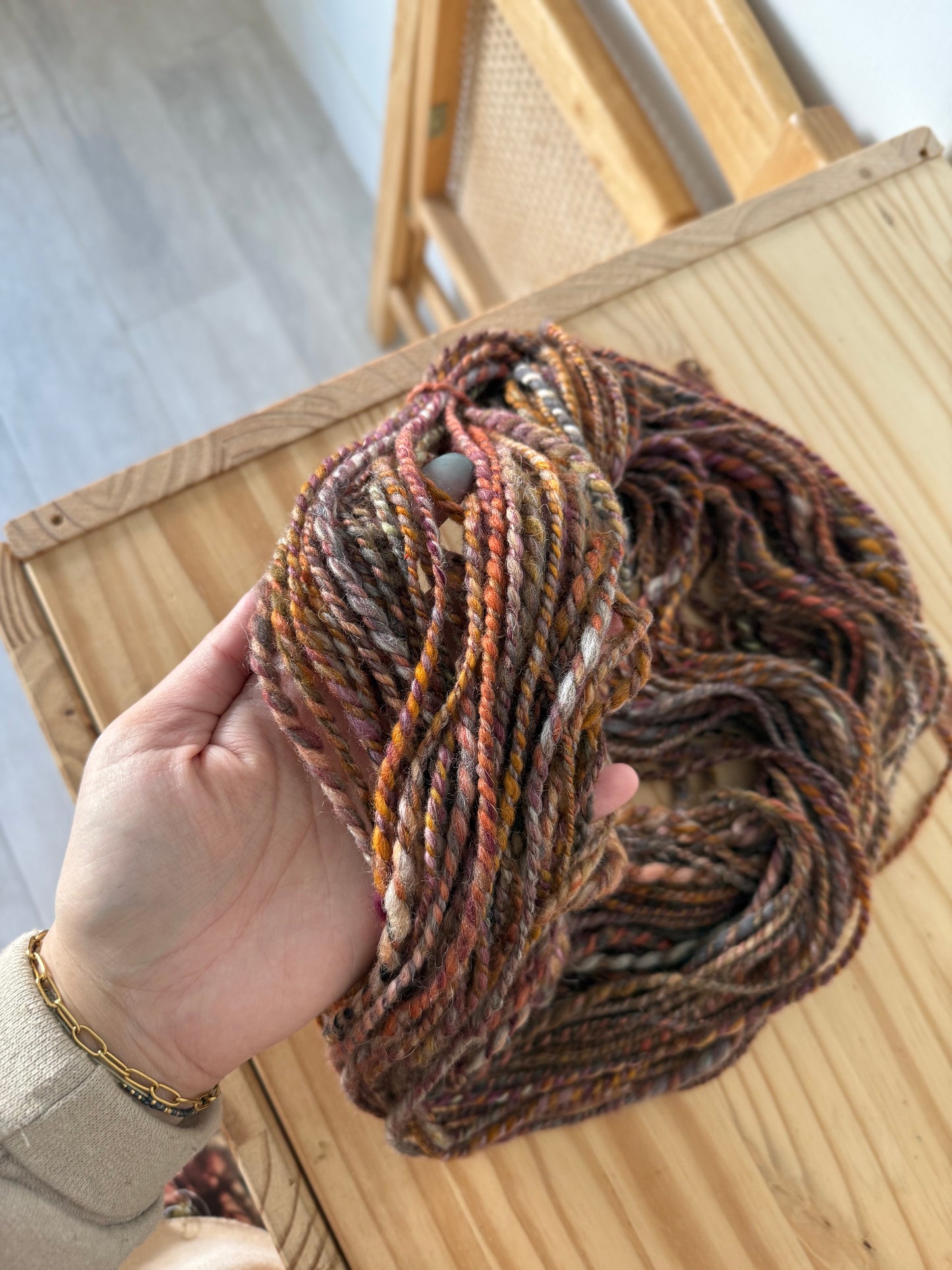 bulky handspun yarn