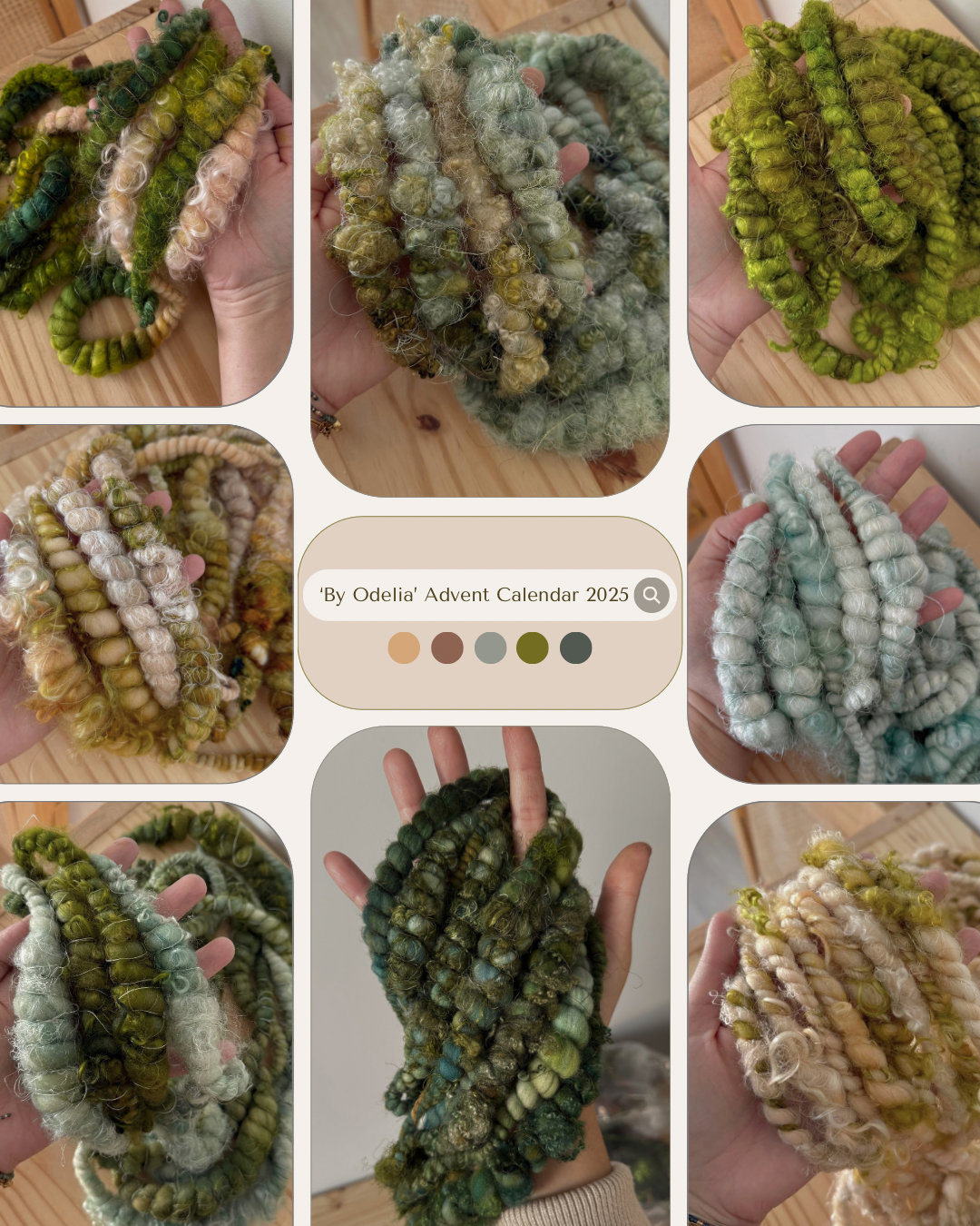 HOLIDAY ADVENT CALENDER || Hand Spun Art Yarn