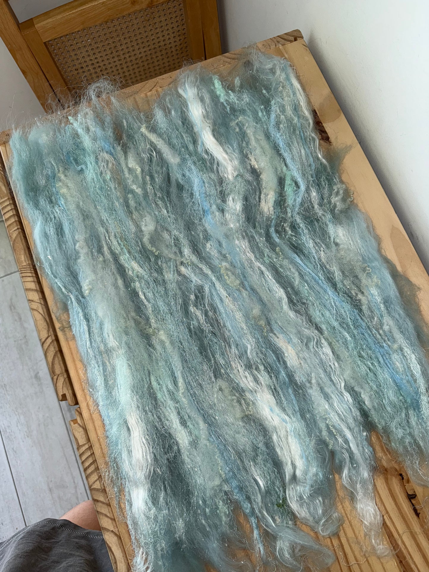 art batt - powder blue