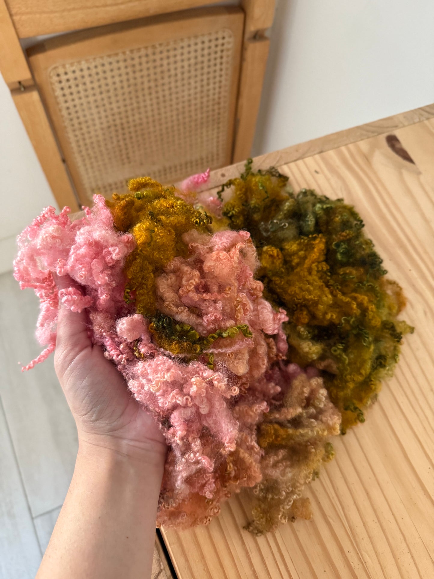 bluefaced leicester locks - flamingo gardens