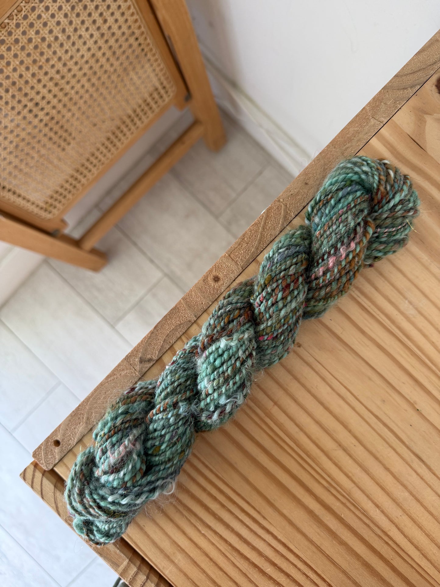 2 ply handspun yarn #7