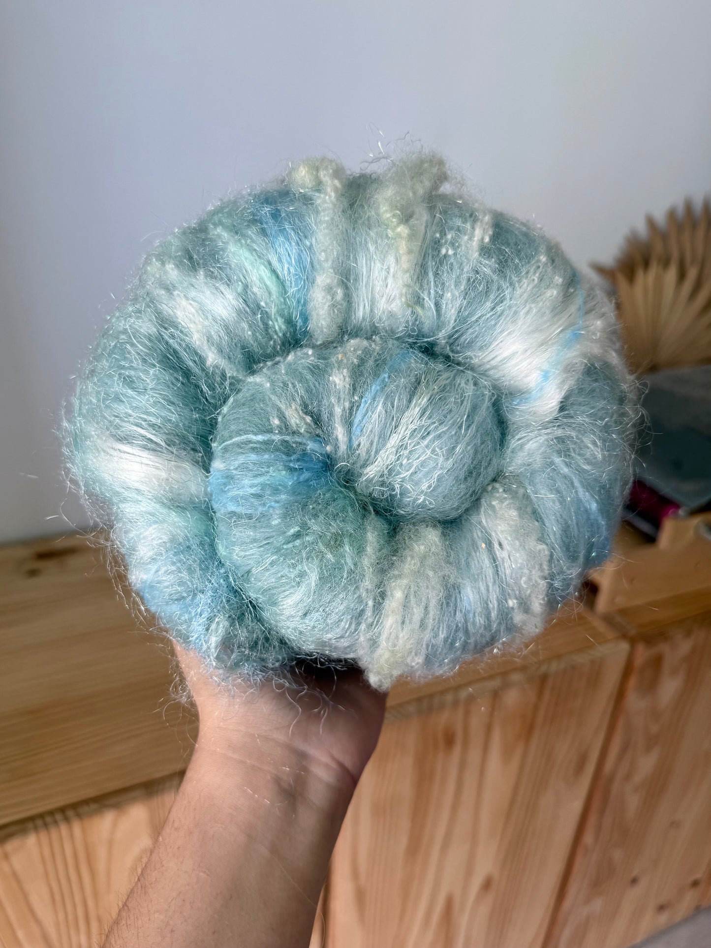 art batt - powder blue