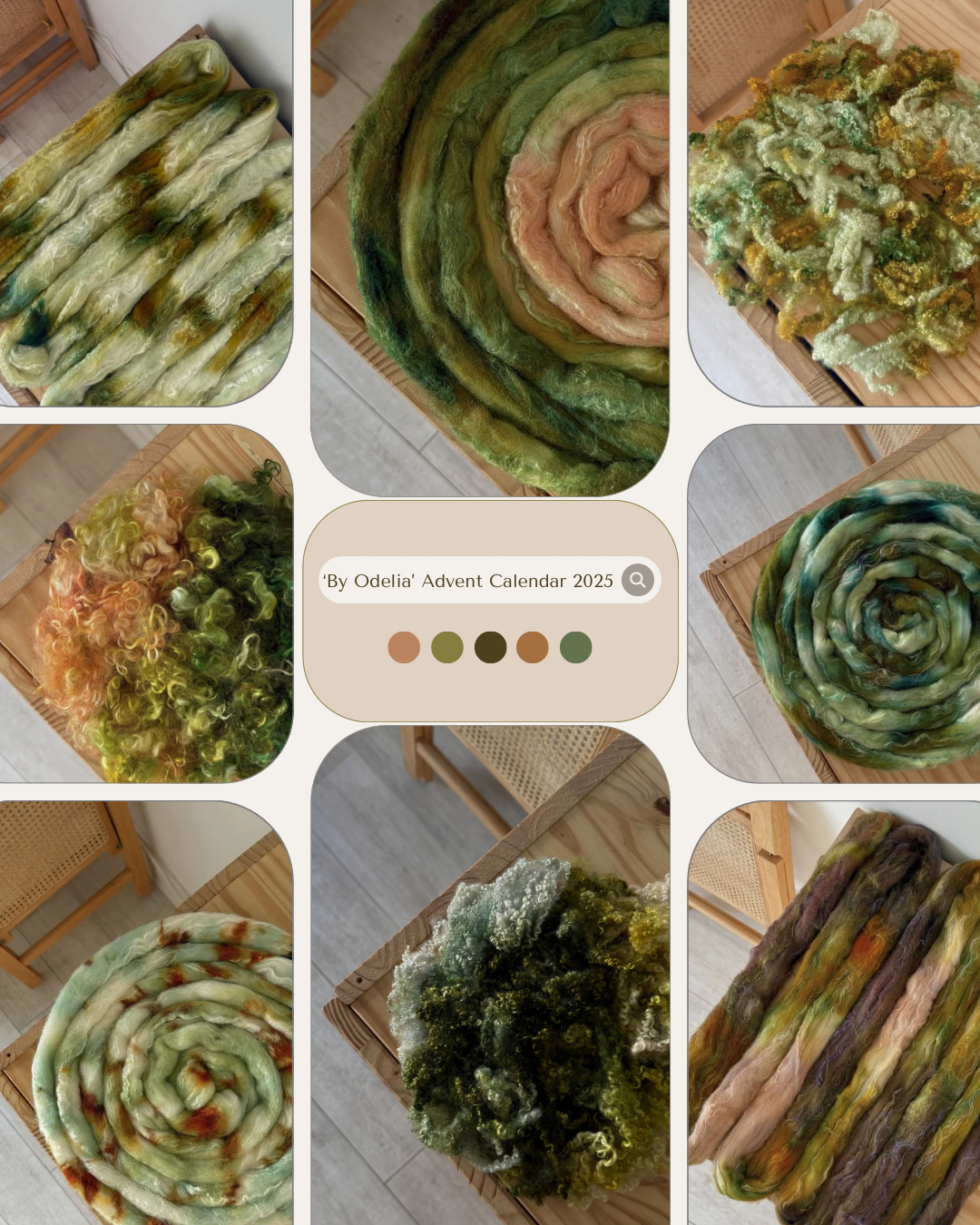 HOLIDAY ADVENT CALENDER || Hand Dyed Luxury Fibers