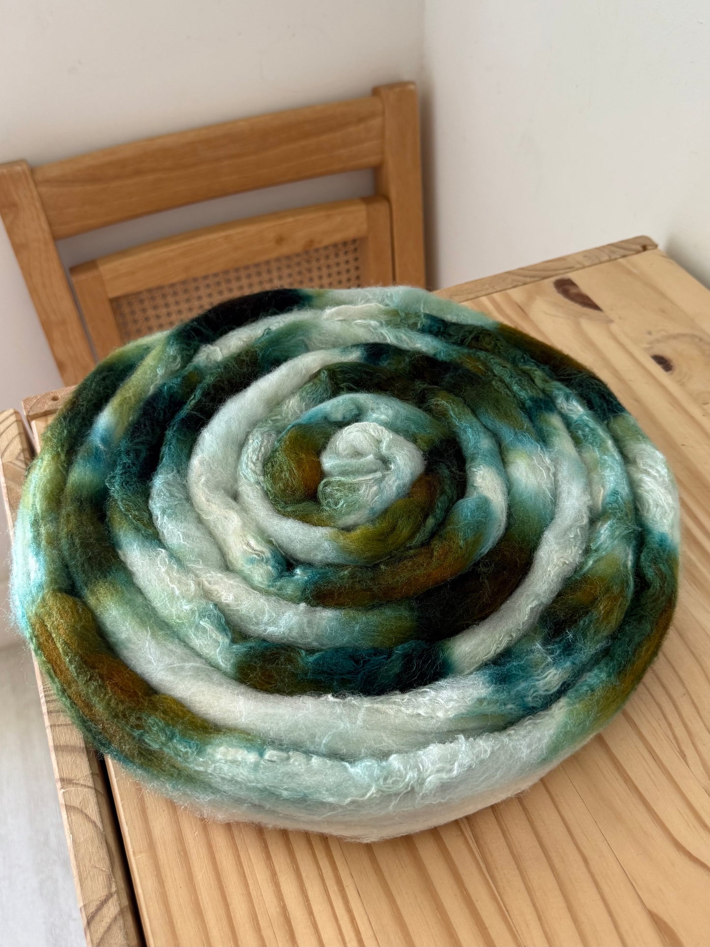 merino/silk - evergreen 4oz