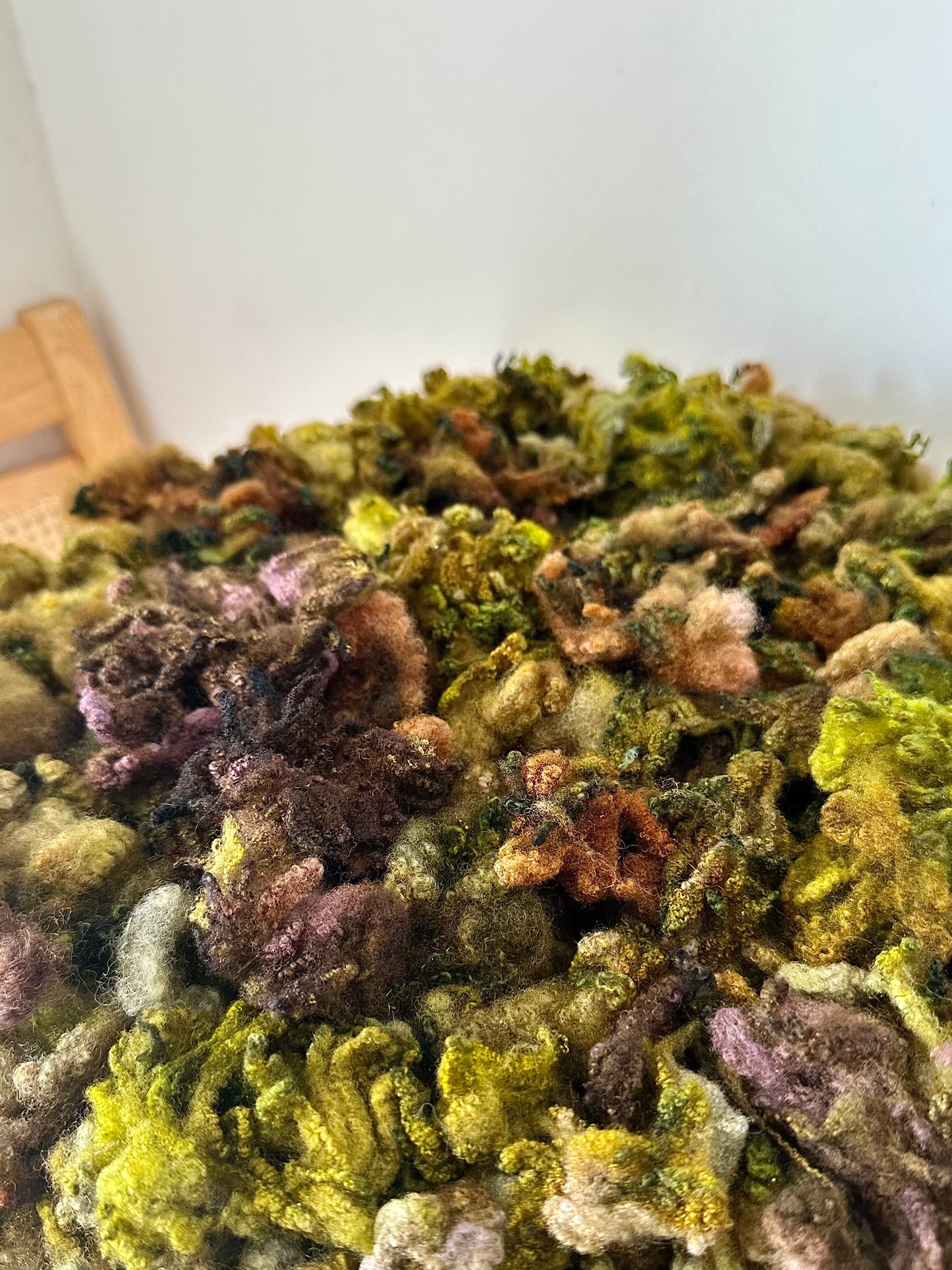 hand dyed polypay fleece