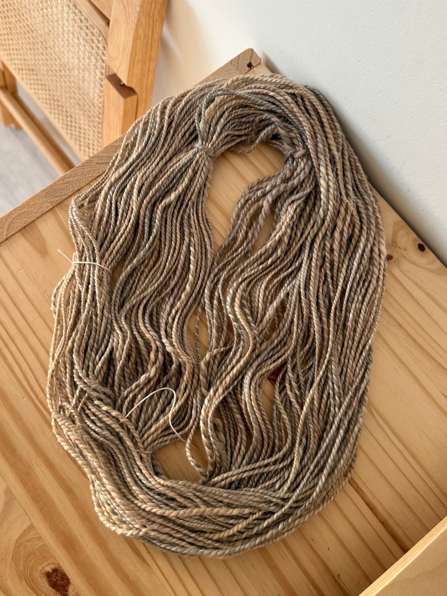 merino/mulberry silk handspun yarn