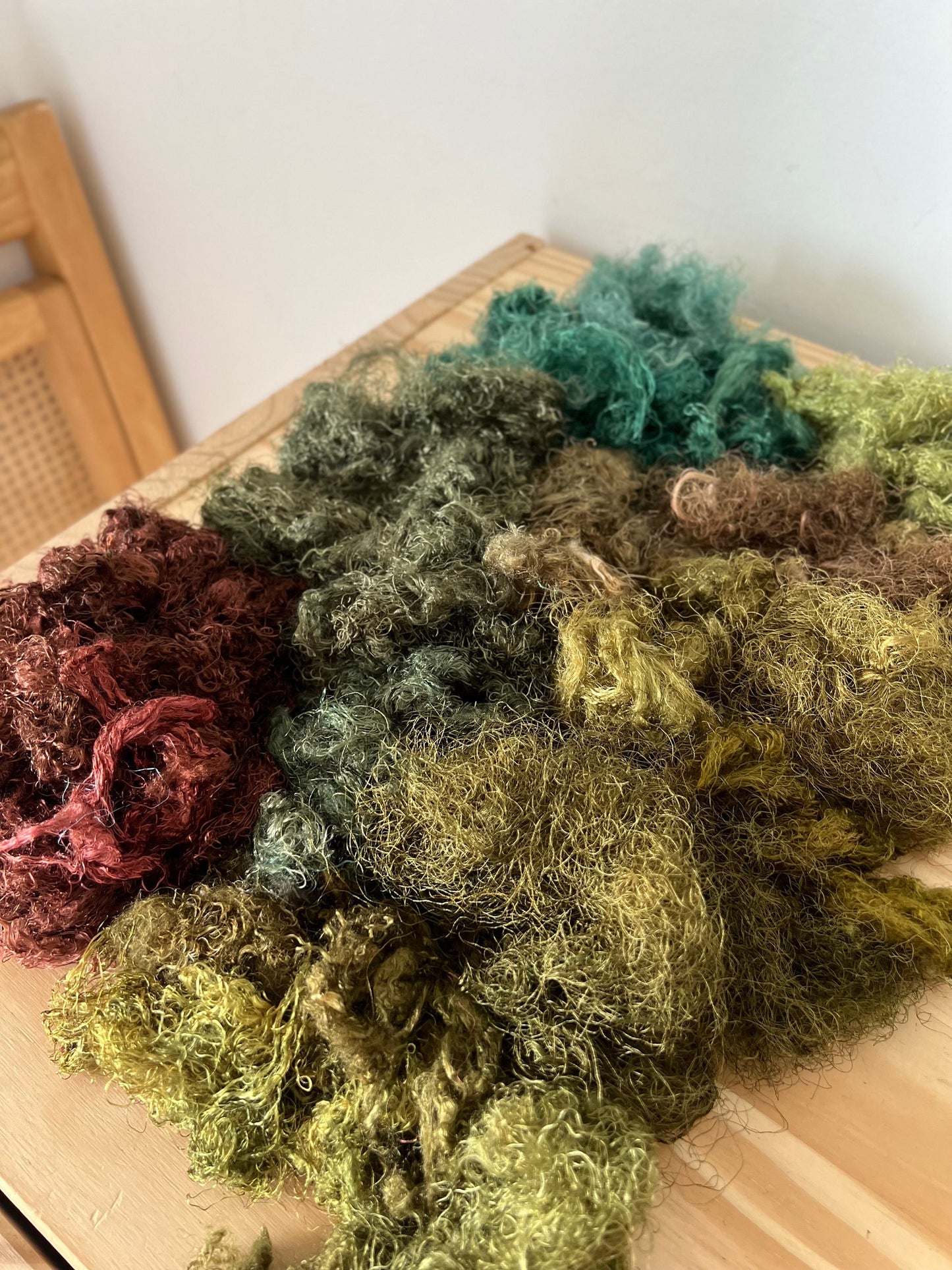 silk fiber grab bags
