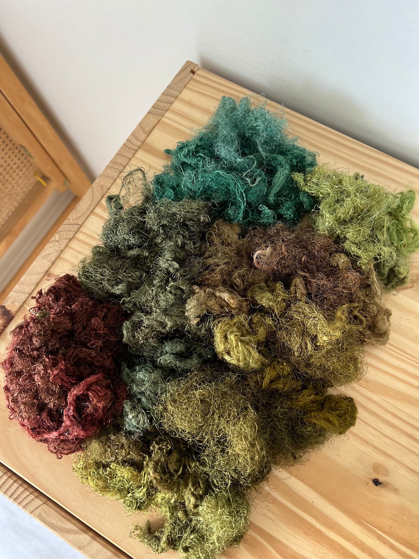 silk fiber grab bags