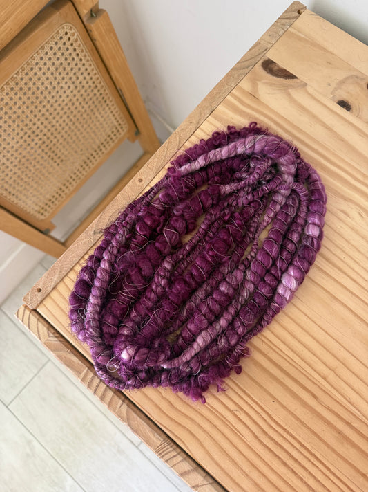 sangria handspun art yarn
