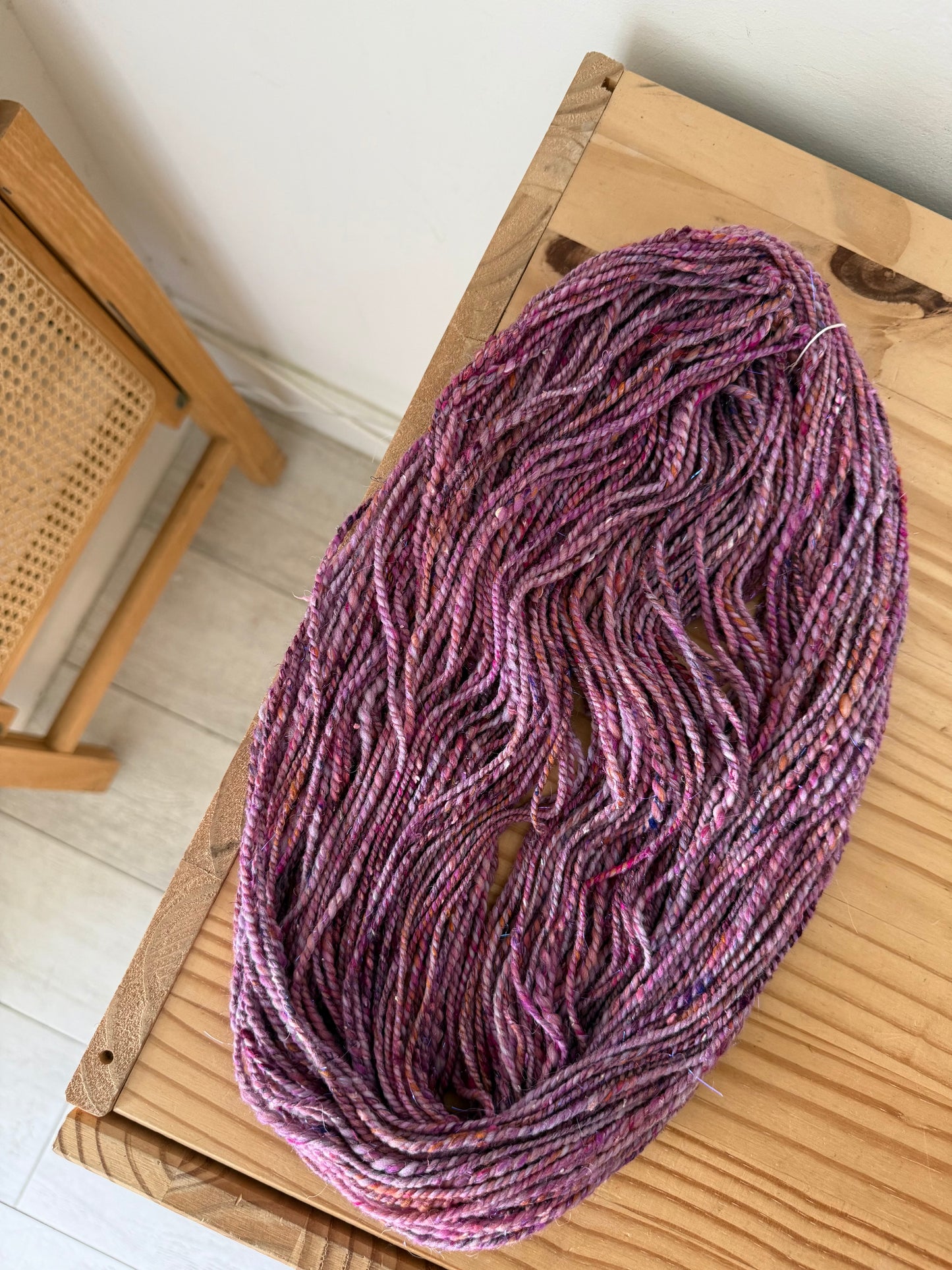 2 ply handspun yarn #6
