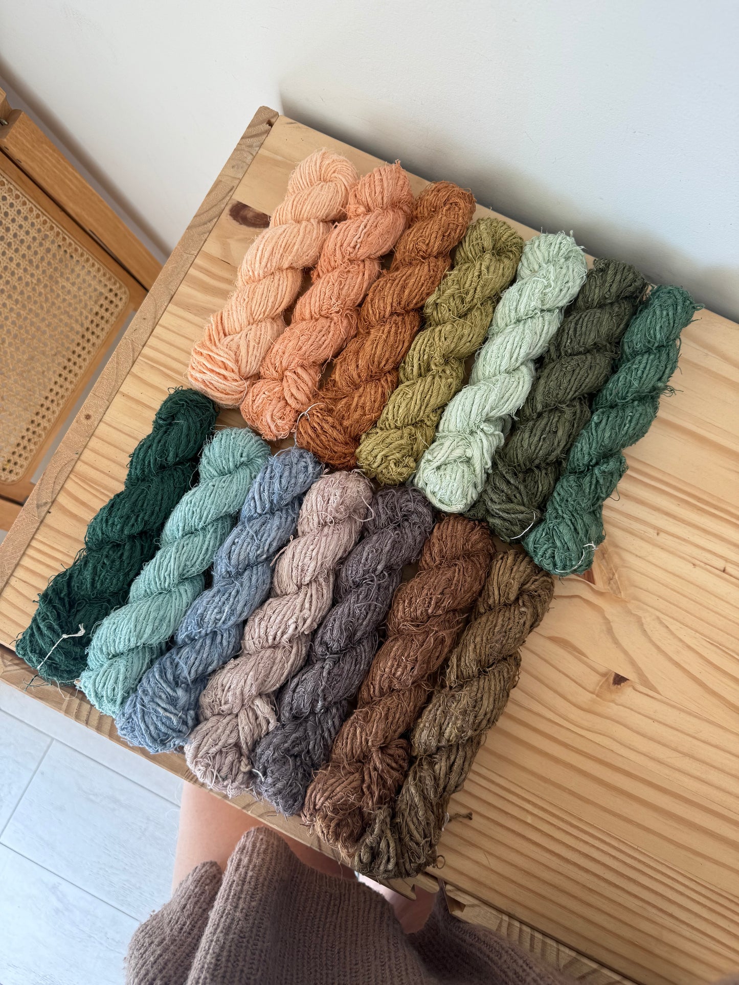recycled linen yarn