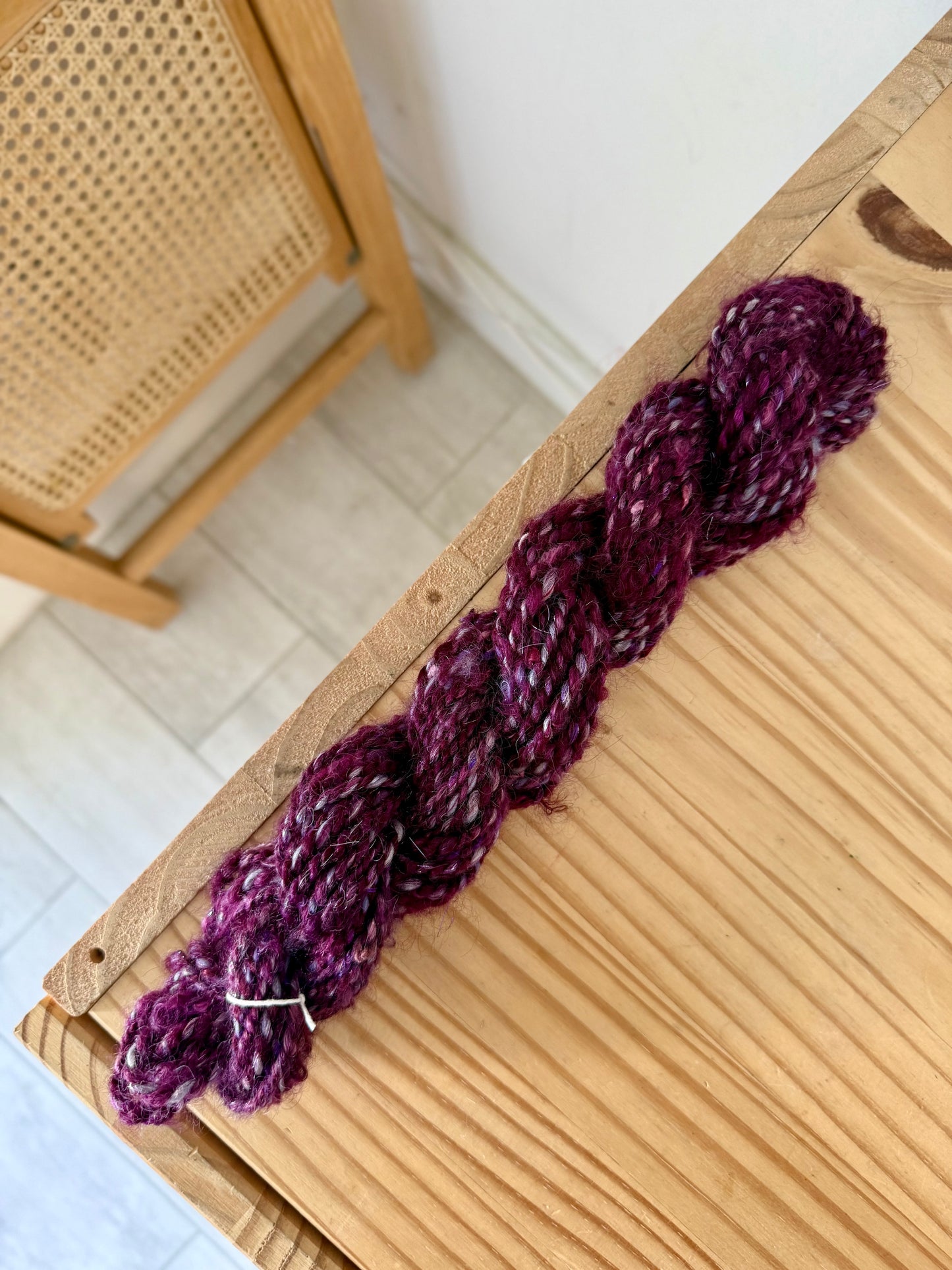 2 ply handspun yarn #2