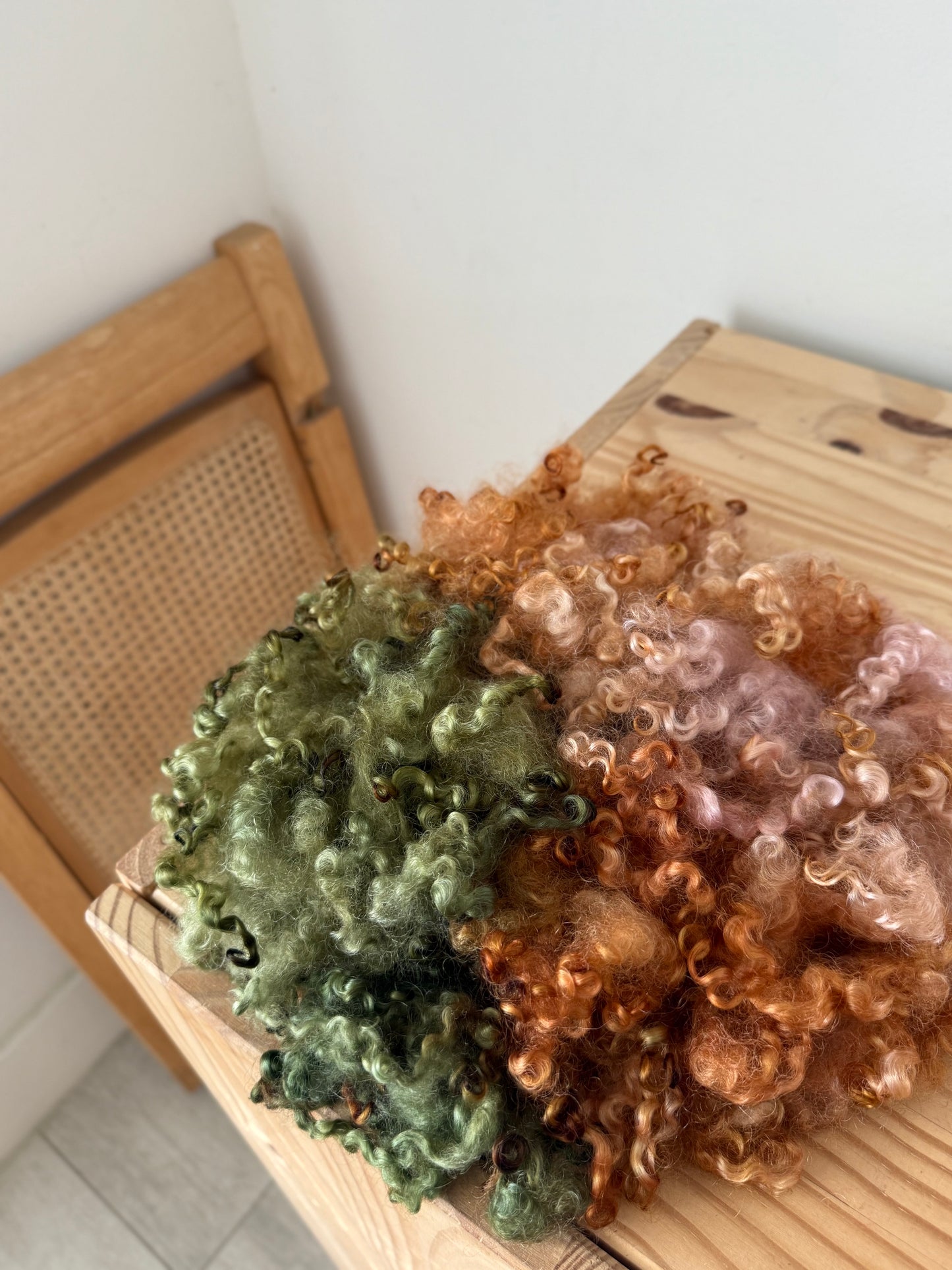 wensleydale locks - vintage rose