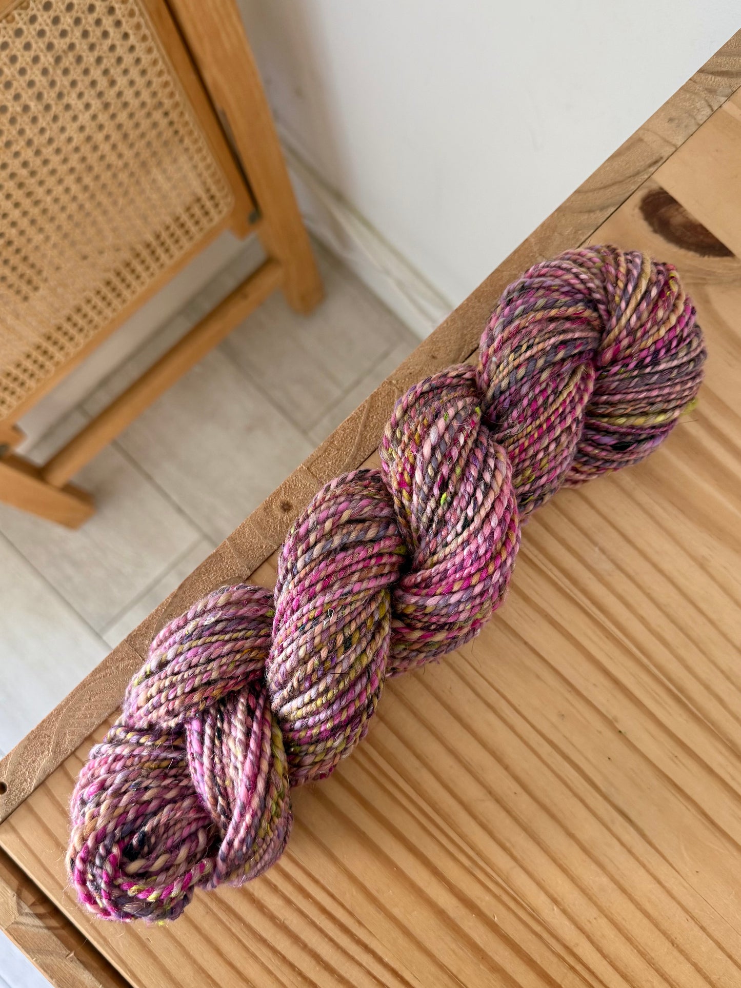 2 ply handspun yarn #5