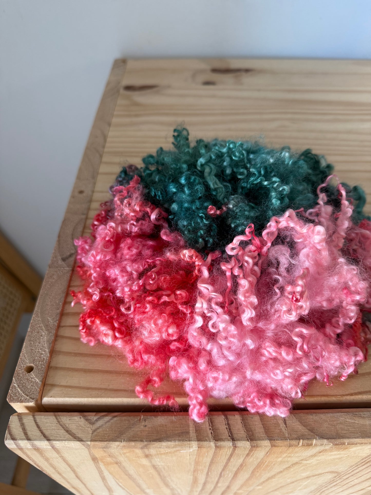 bfl x wensleydale cross - flamingo & teal