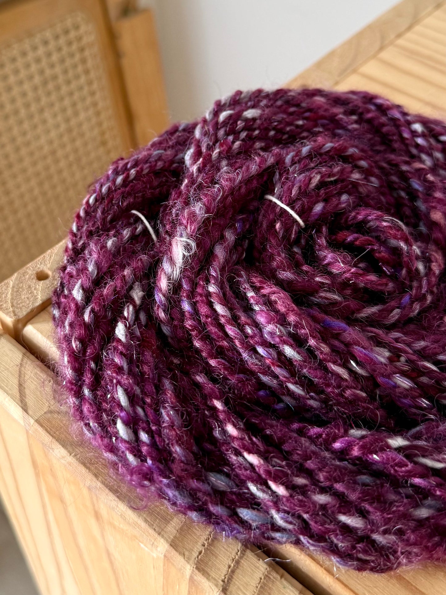 2 ply handspun yarn #2
