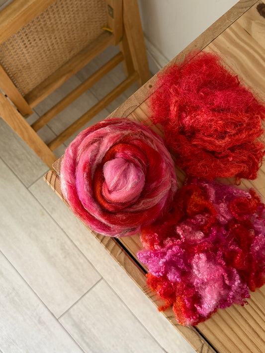 mini spinning/carding kit #54