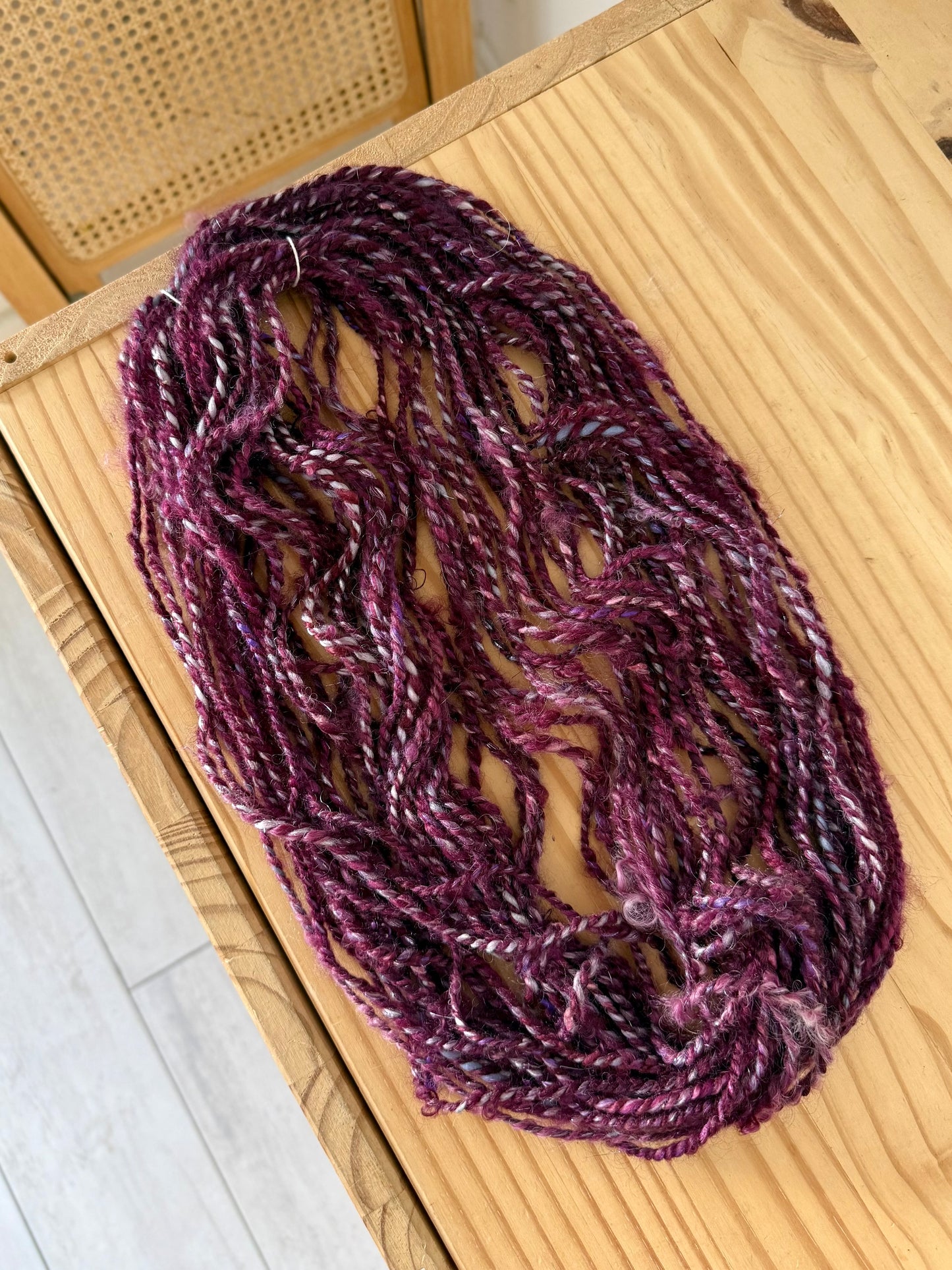 2 ply handspun yarn #2