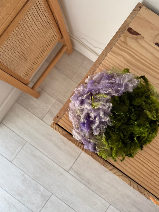 bluefaced leicester locks - enchanted forest