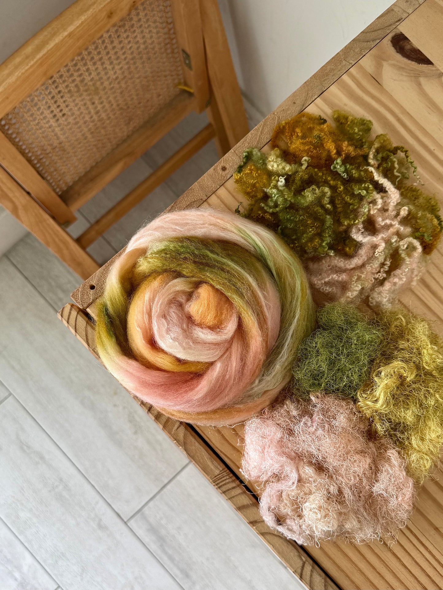 mini spinning/carding kit #57