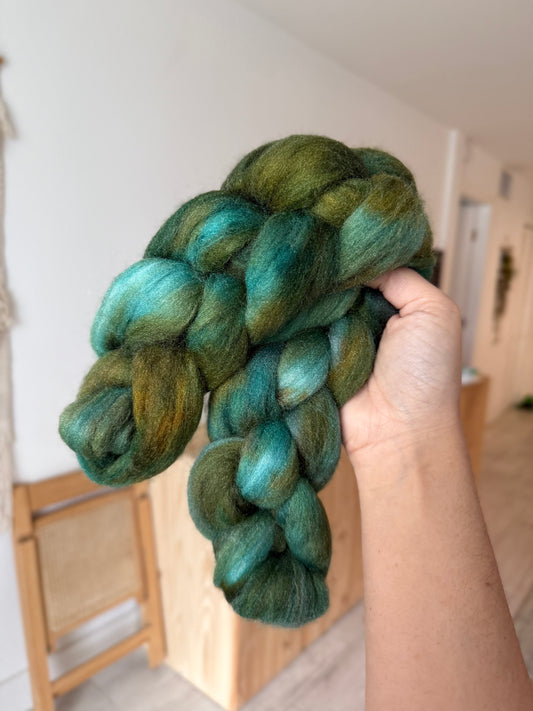 sparkle nylon top - teal blue