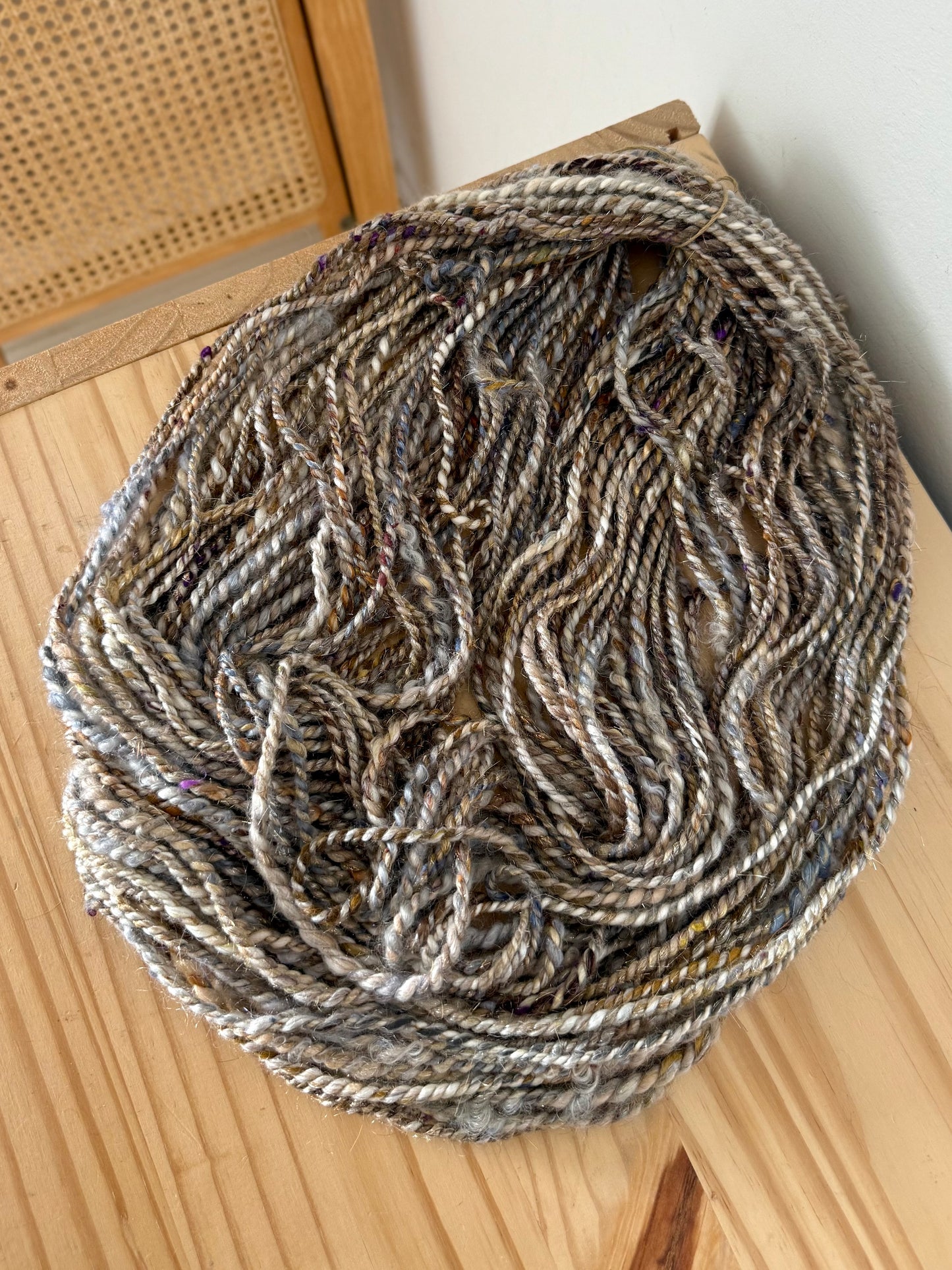 2 ply handspun yarn #1