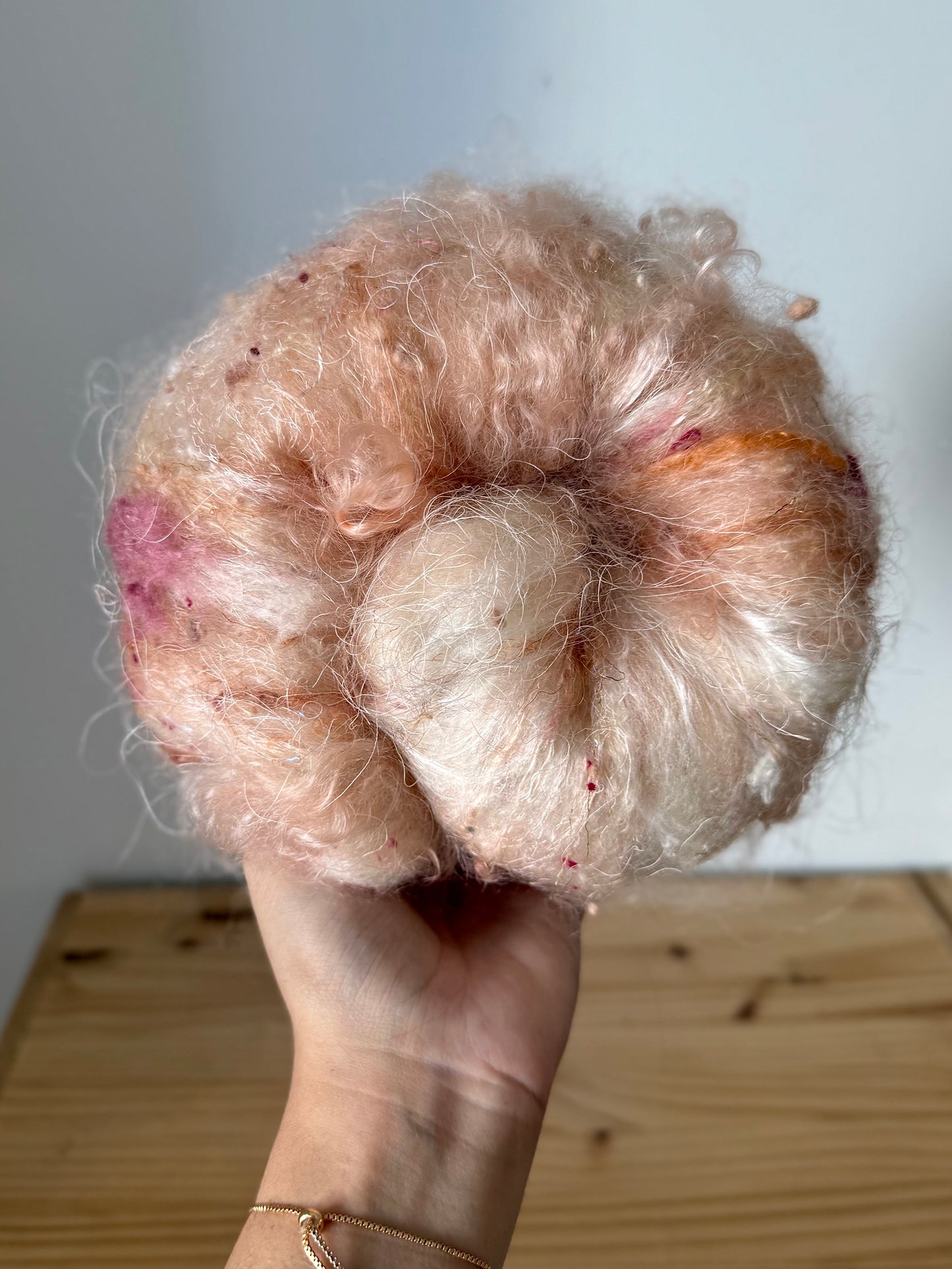 art batt - peach blush