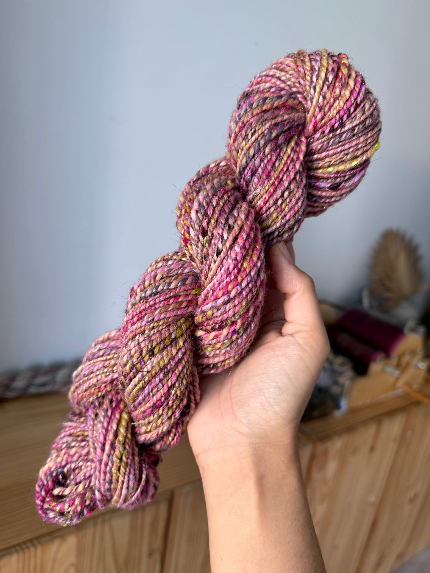 2 ply handspun yarn #5
