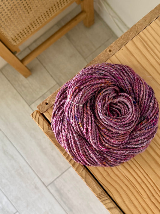 2 ply handspun yarn #6
