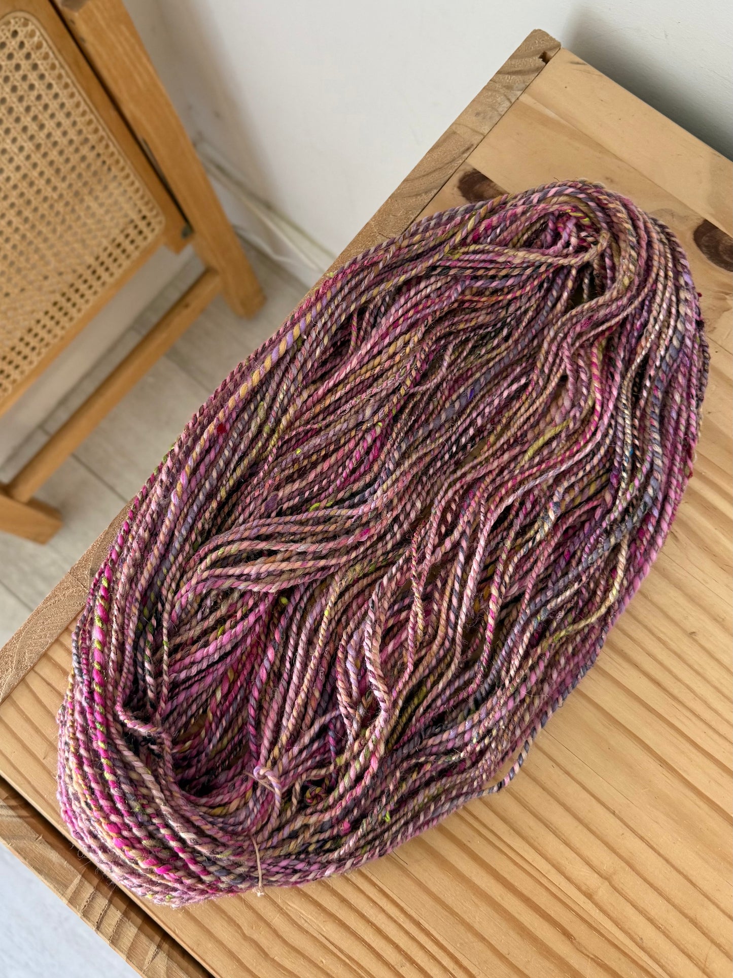 2 ply handspun yarn #5