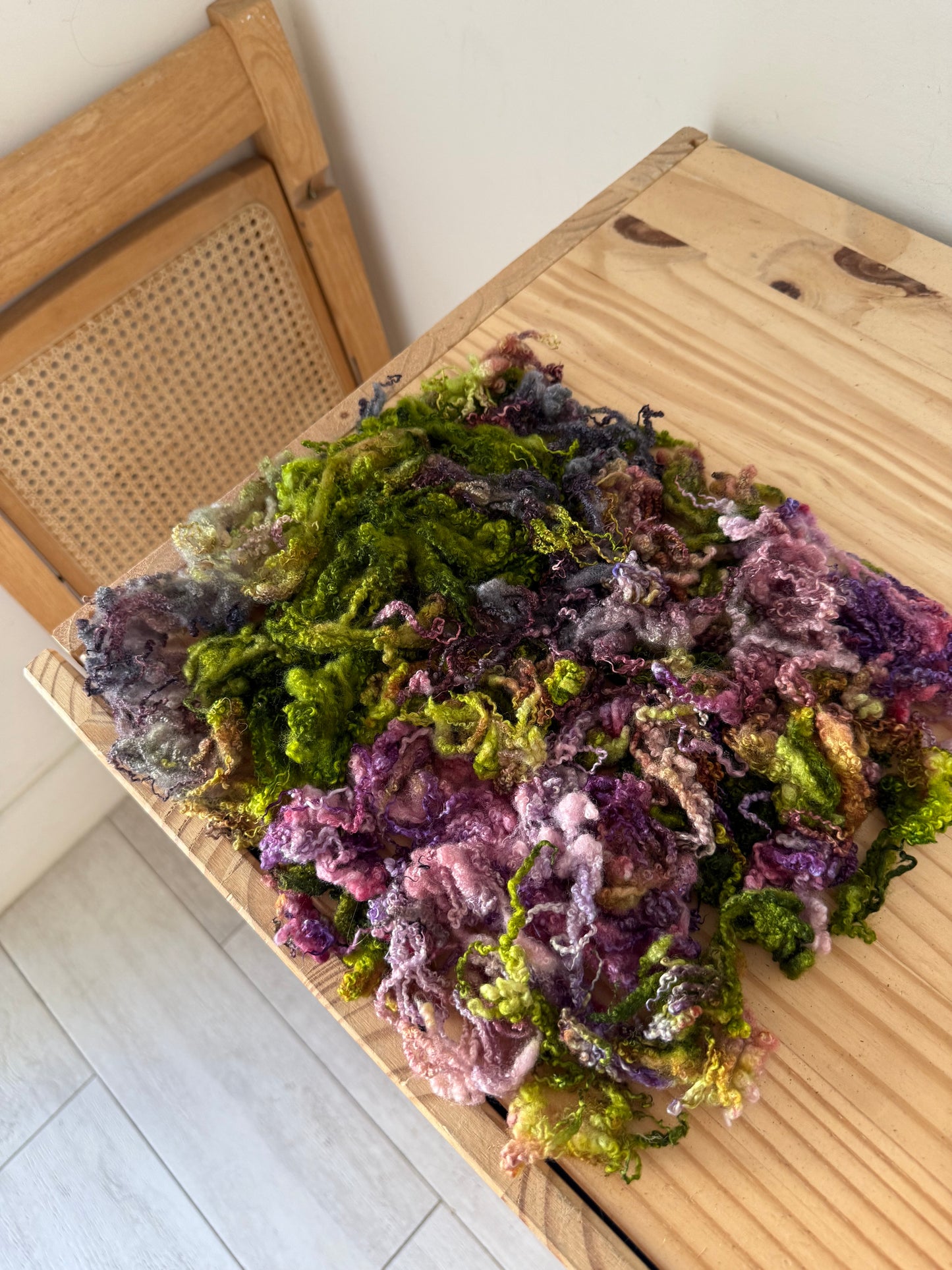 bluefaced leicester locks - enchanted forest