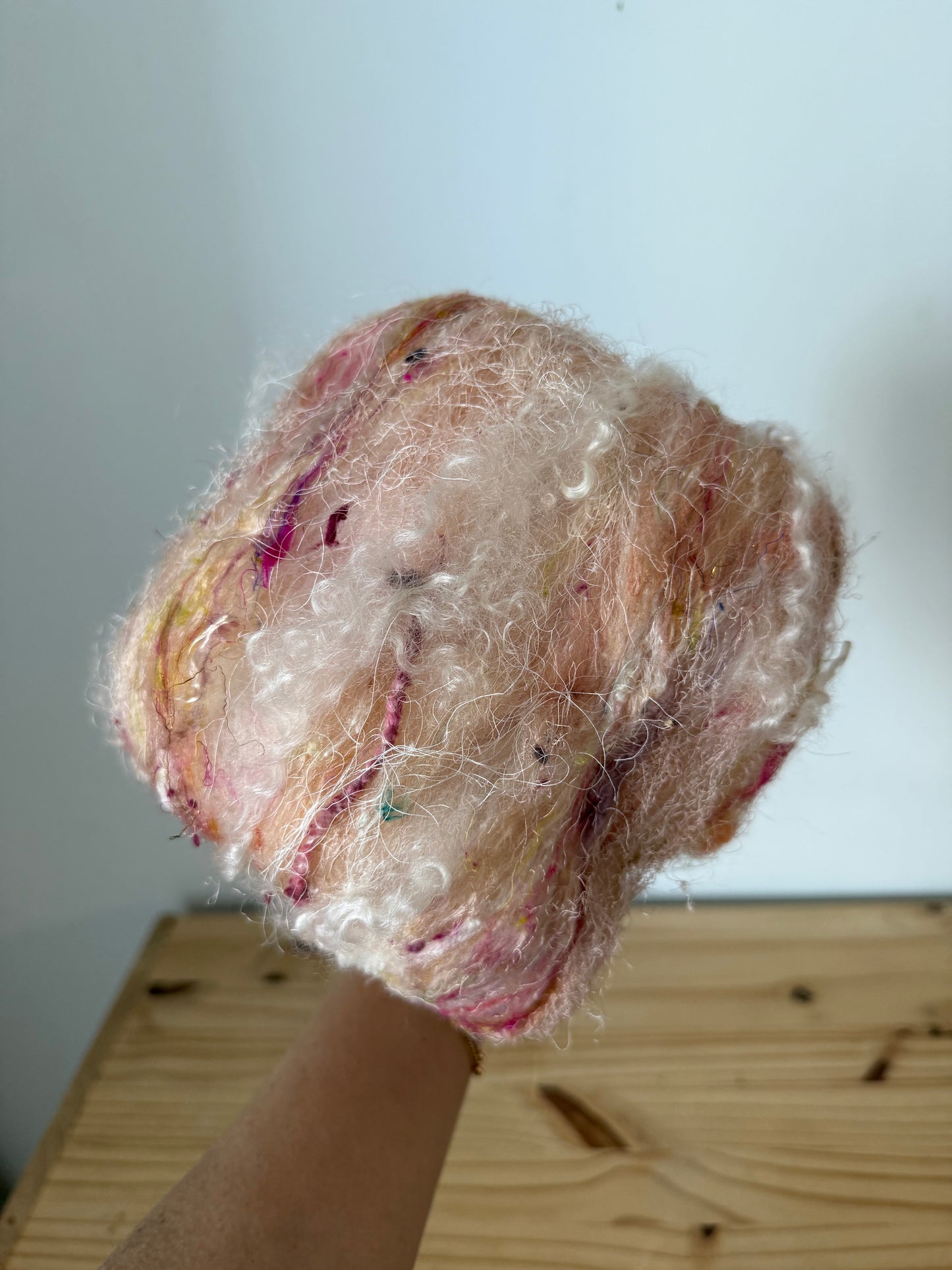 art batt - blush pink