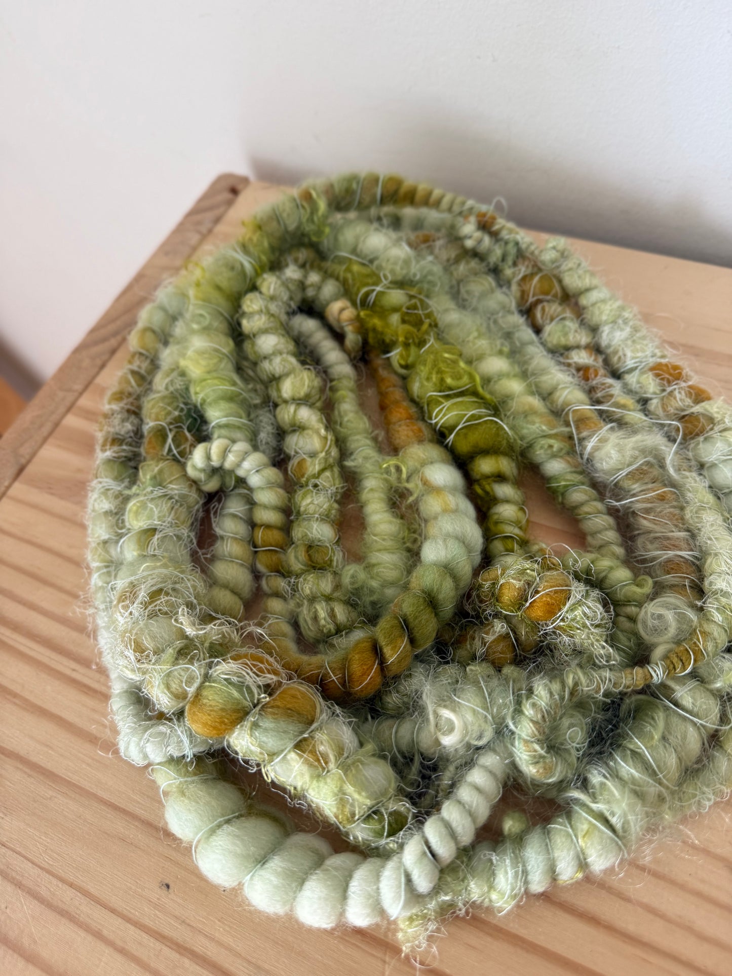 light sage green art yarn