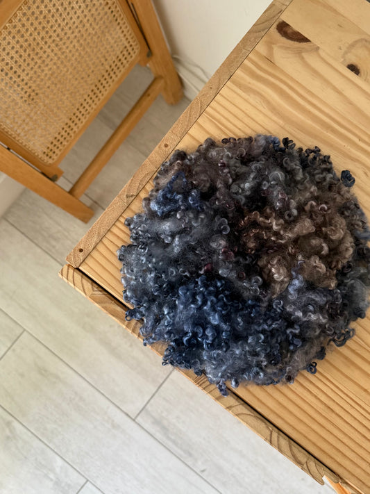 wensleydale locks - pewter & steel grey