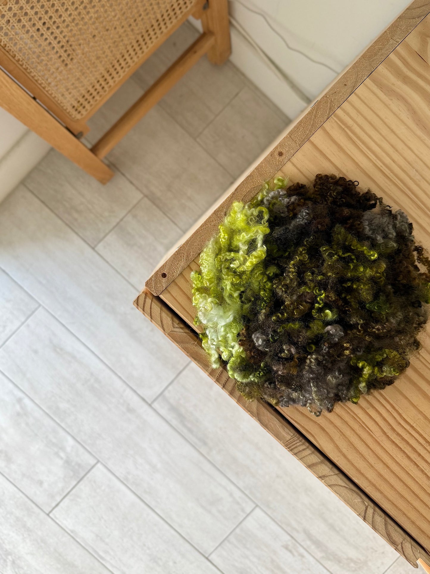 bfl x border leicester cross locks - moss cave