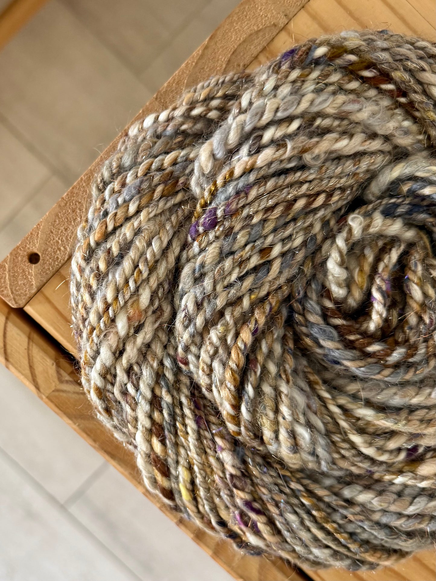 2 ply handspun yarn #1