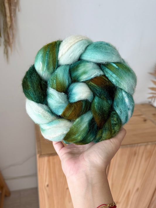 merino/silk - mist & moss 4oz