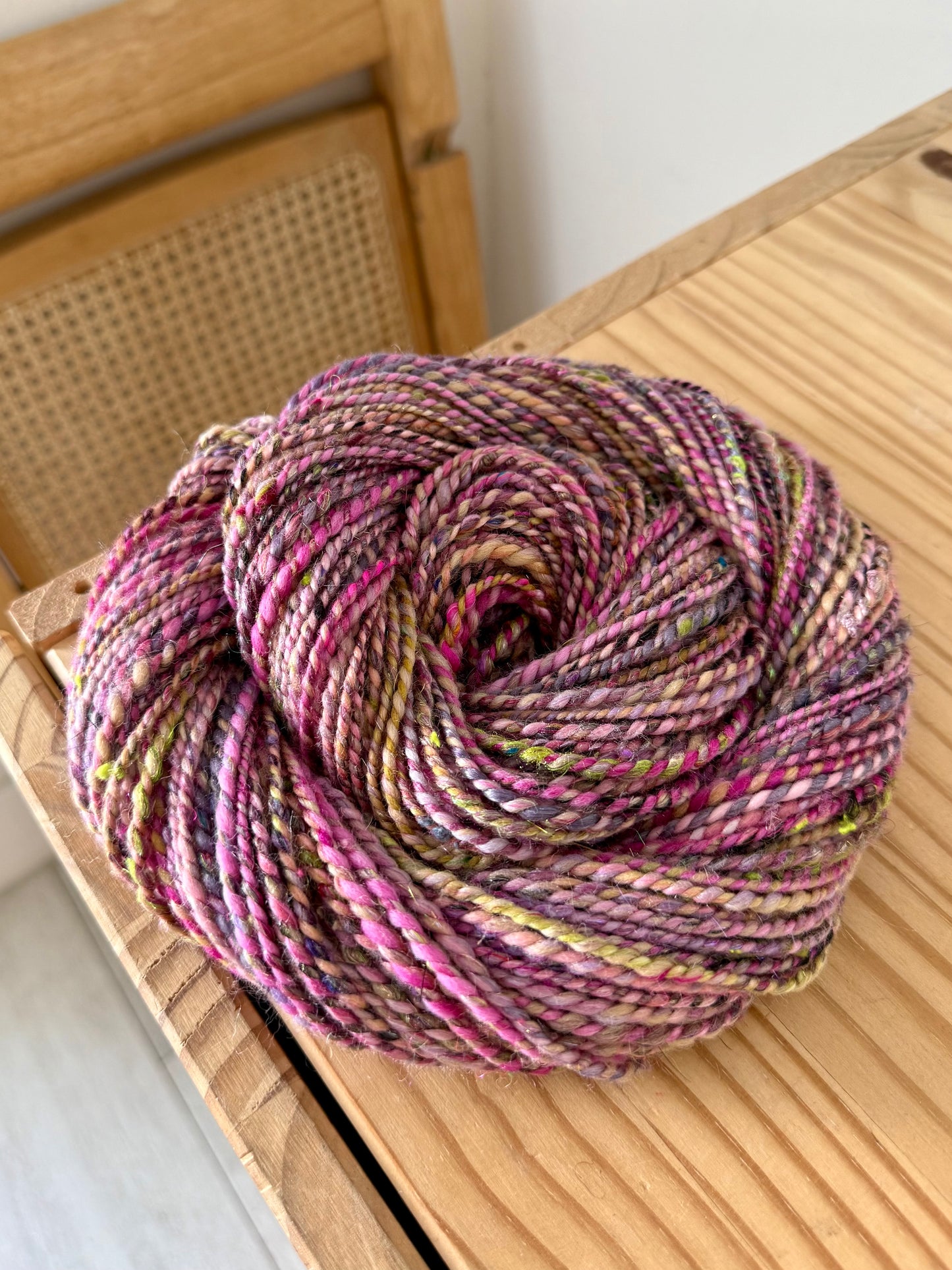 2 ply handspun yarn #5
