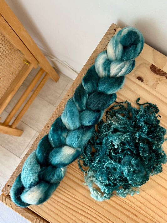 3oz hand dyed fiber packs